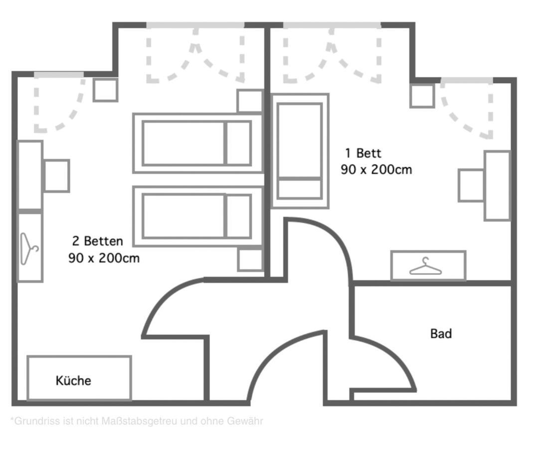 2 Zimmer Apartment Mit Bis Zu 4 Einzelbetten In Der Land Of Living Kelheim Exterior photo